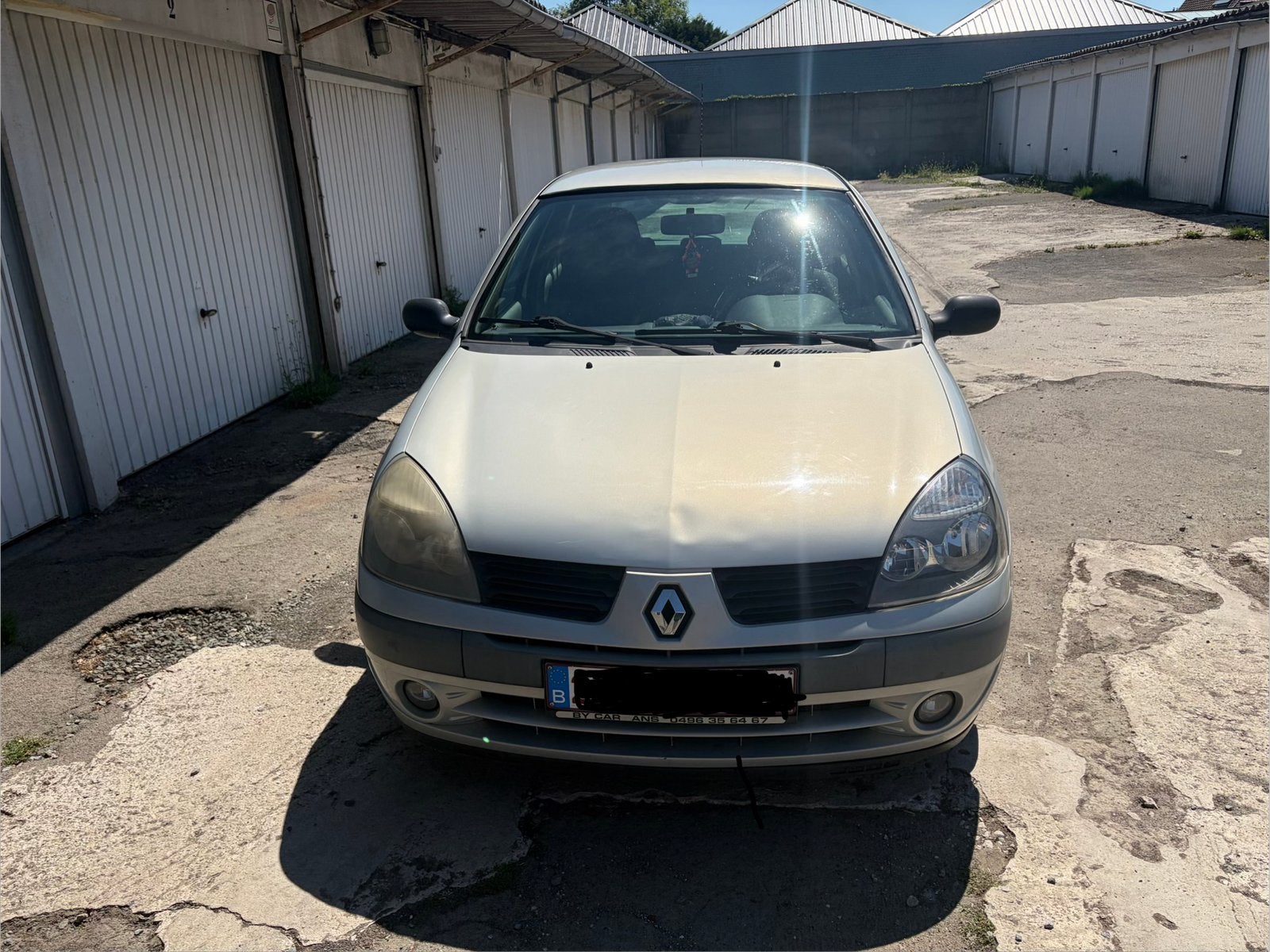 Renault Clio 2 1.2 benzine, Auto's, 5 deurs, Particulier, Euro 4, Zilver of Grijs