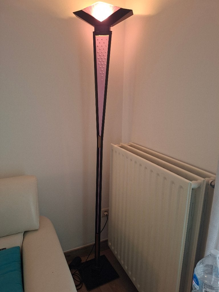 Exclusieve handgeblazen Murano italiaans design-staanlamp, Ophalen, Gebruikt, Klassiek, Overige fittingen