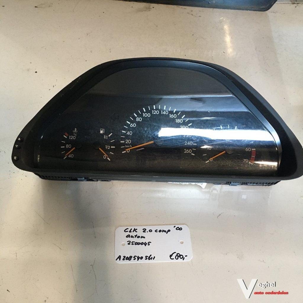 Mercedes CLK 2.0 Compressor automaat 2000 2500045  Km Teller, Gebruikt, -, -, Ophalen of Verzenden