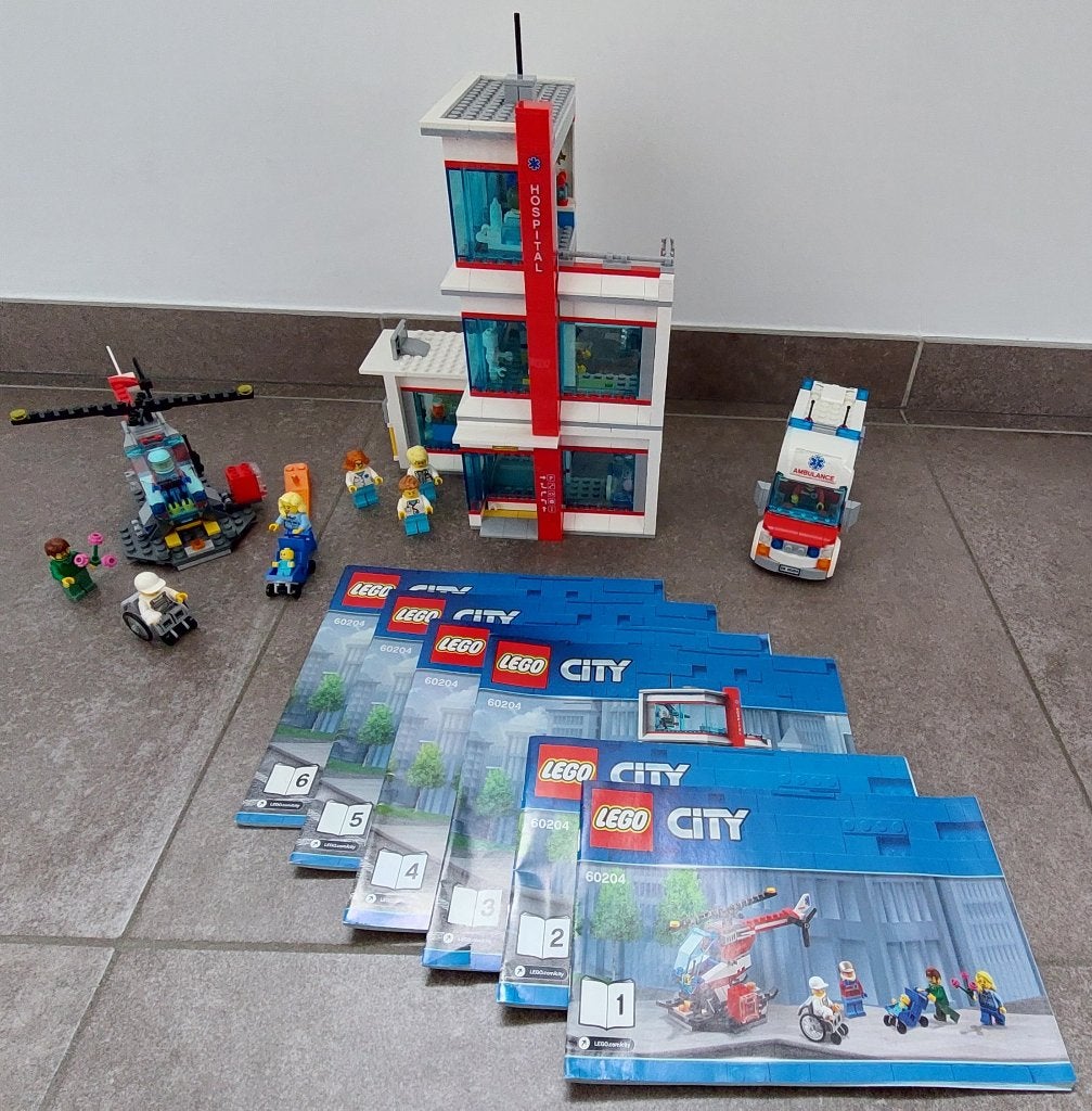 LEGO CITY Ziekenhuis, Ophalen, Lego, Complete set, Inclusief instructies