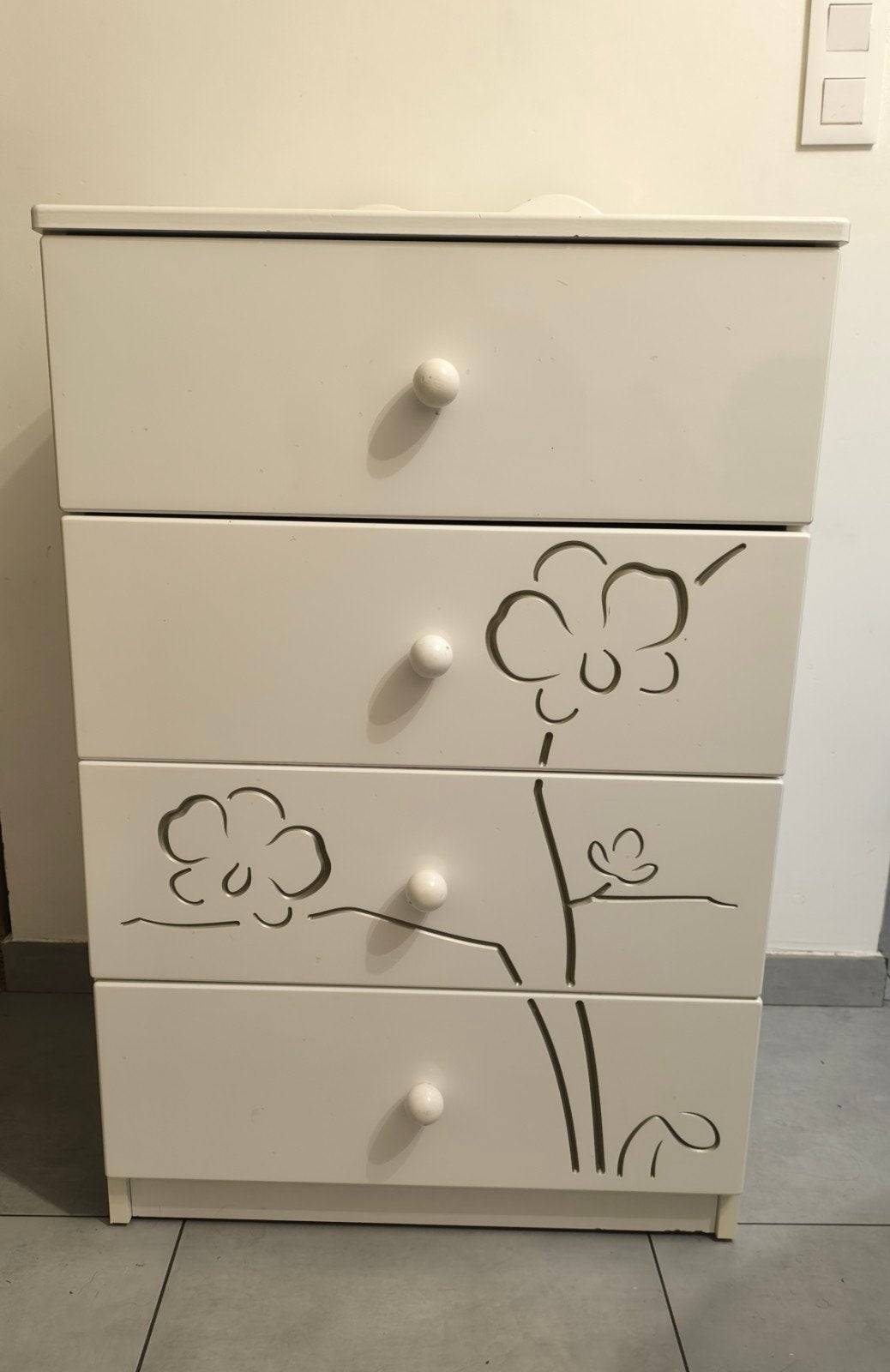 commode à 4 tiroirs, Enlèvement