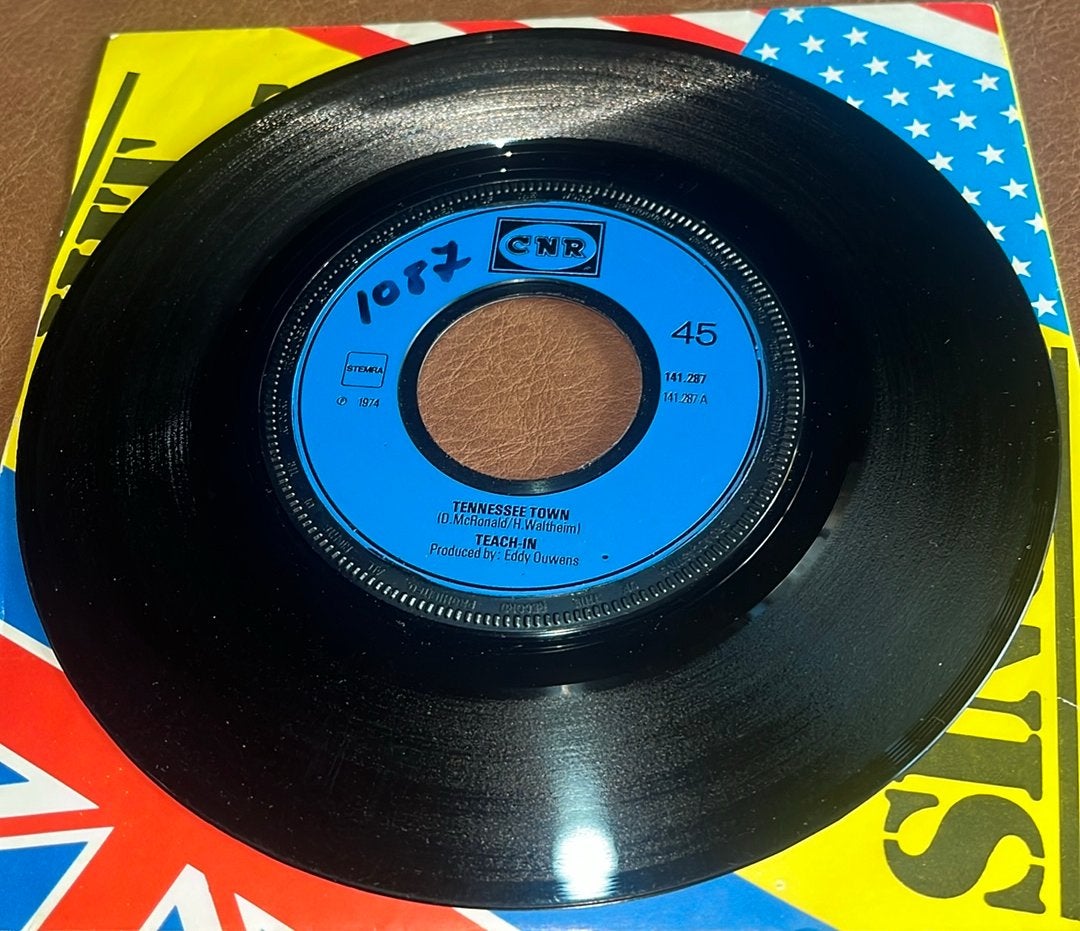 Teach-In ‎– Tennessee Town - 7” vinyl single - NL, Ophalen of Verzenden, Gebruikt, Single