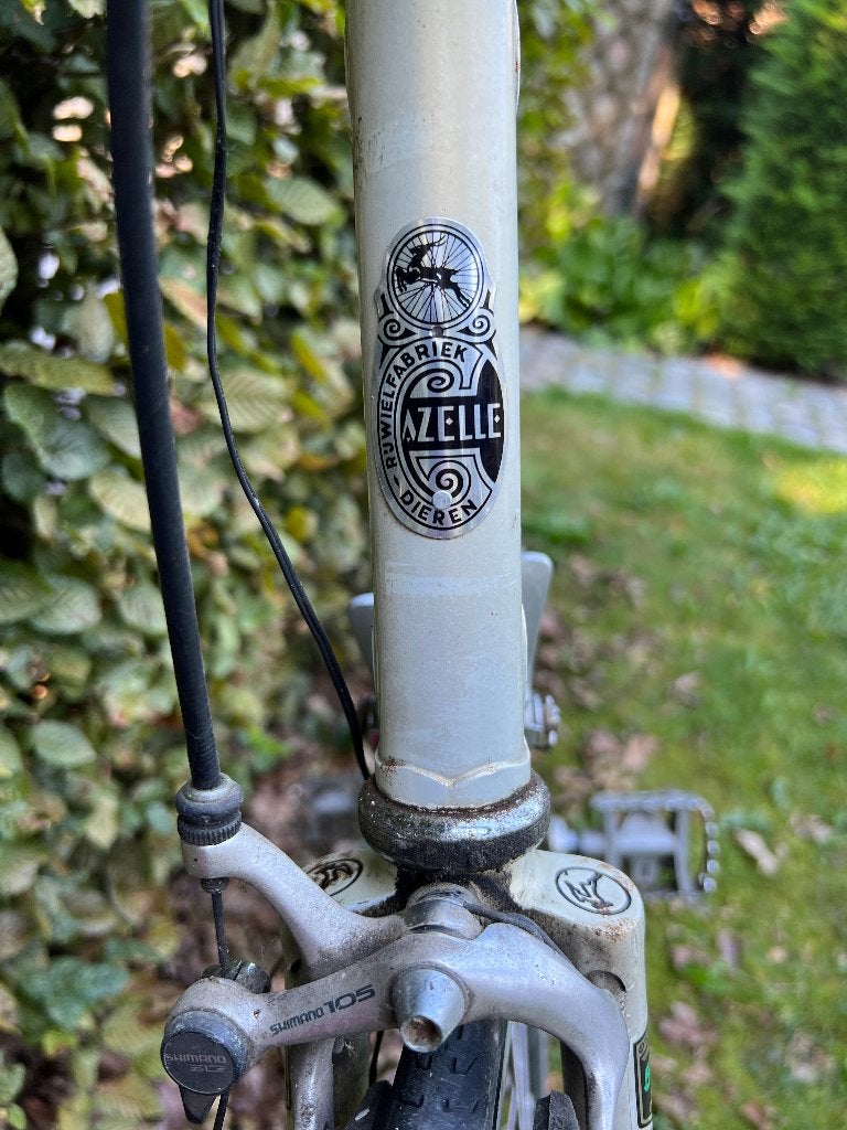 Vélo de course Vintage Gazelle - plaque logo originale, 57 à 61 cm, Enlèvement, Utilisé, Gazelle