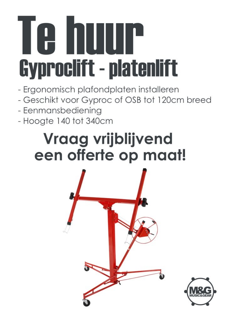 gyproclift, Enlèvement