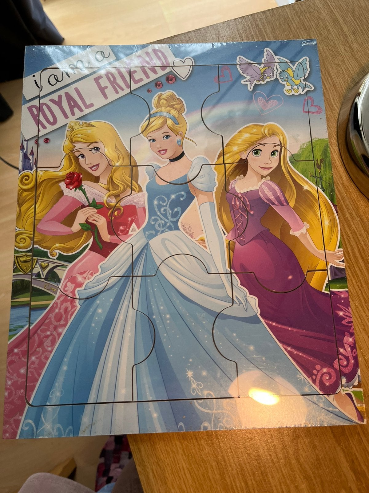 Puzzel - Disney Princessen -9 stukjes ongeopende verpakking, Kinderen en Baby's, Speelgoed | Kinderpuzzels, Ophalen, Minder dan 10 stukjes