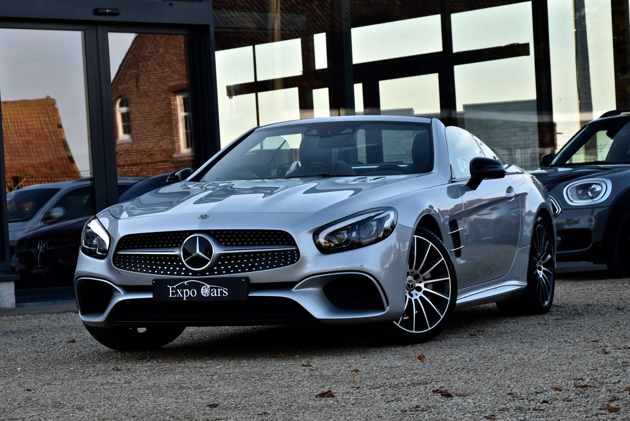Mercedes-Benz SL-Klasse 400 SL Roadster 400 AMG LINE *PANO D, Auto's, Automaat, Gebruikt, Cabriolet, https://public.car-pass.be/vhr/55c1daac-bcf8-4bbd-959e-1aea15b71b69