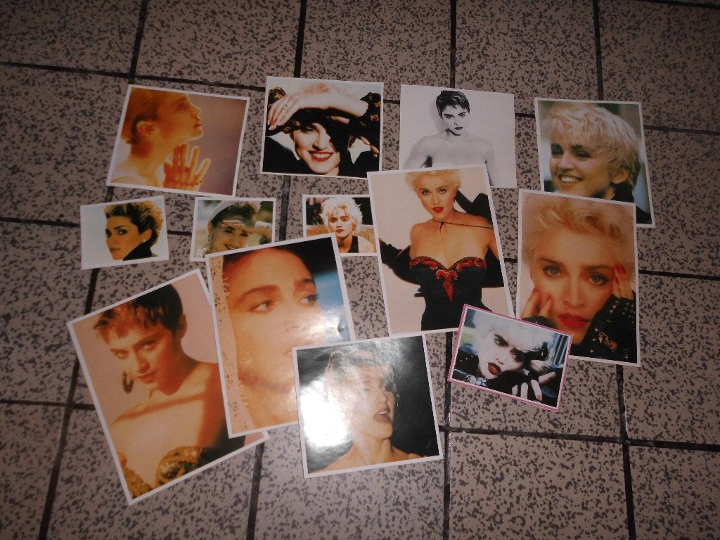 Lot 13 oude stickers voor MADONNA-zangeres, Verzamelen, Ophalen of Verzenden