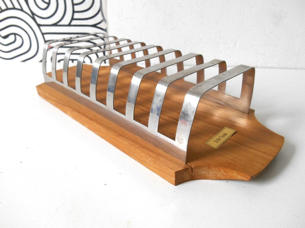Porte-pain scandinave vintage, Autres types, Envoi, Comme neuf, Bois