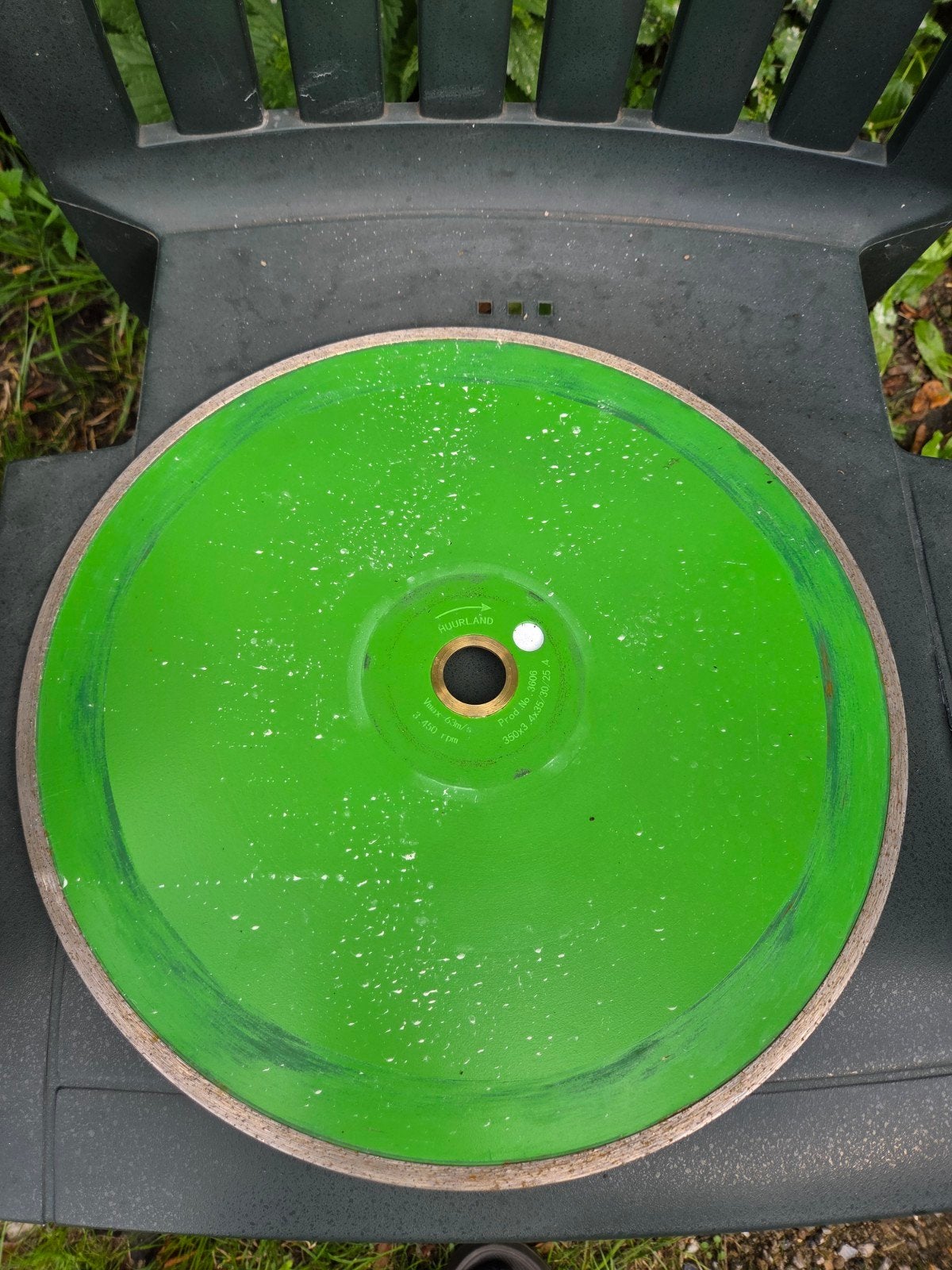 Diamanten zaagschijf 350 x 3,4 x 35/30/25,4 mm, Ophalen, Gebruikt