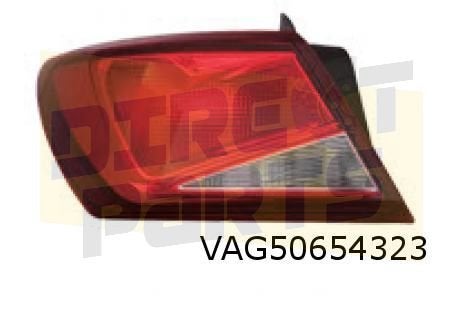 Seat Leon (11/12-1/17) (5F_) achterlicht Links buiten OES! 5, -, Verzenden, -, Nieuw