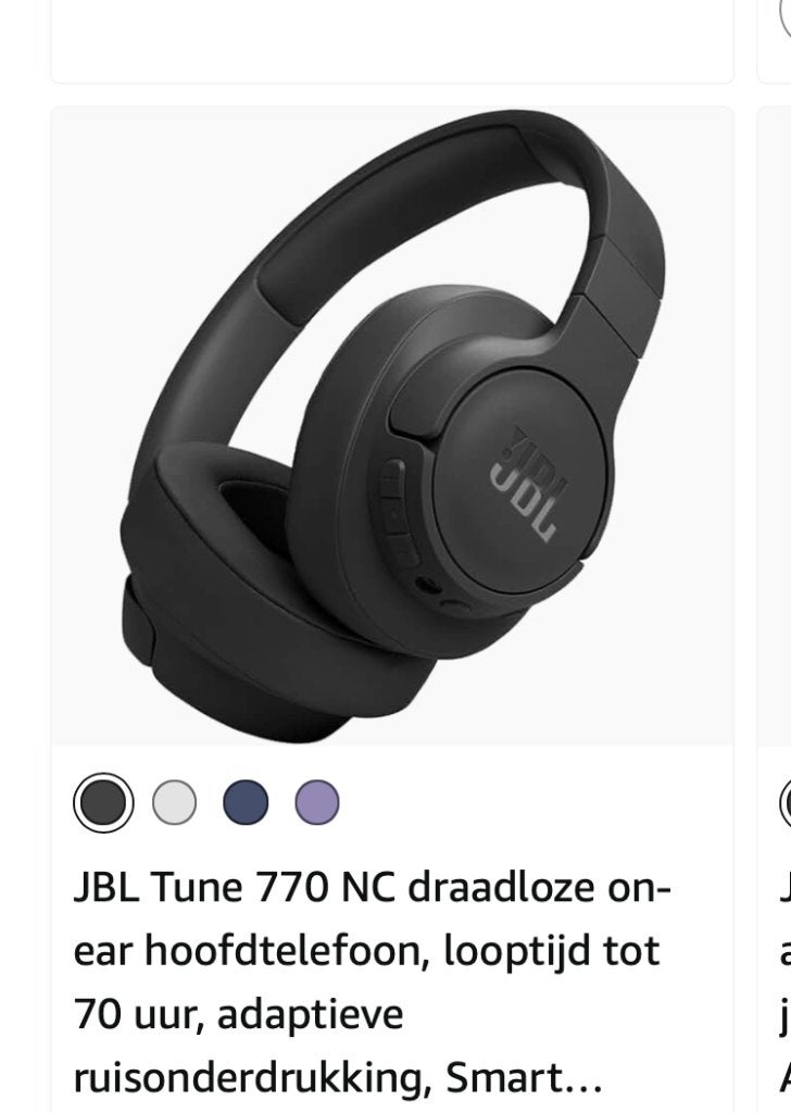 Draadloze koptelefoon JBL, Nieuw, Over oor (circumaural), Draadloos, Ophalen