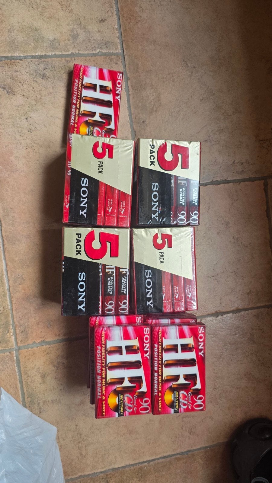 Lot de 30 Cassettes Audio SONY HF 90 - Neuves sous Blister (, Enlèvement ou Envoi, Neuf, dans son emballage