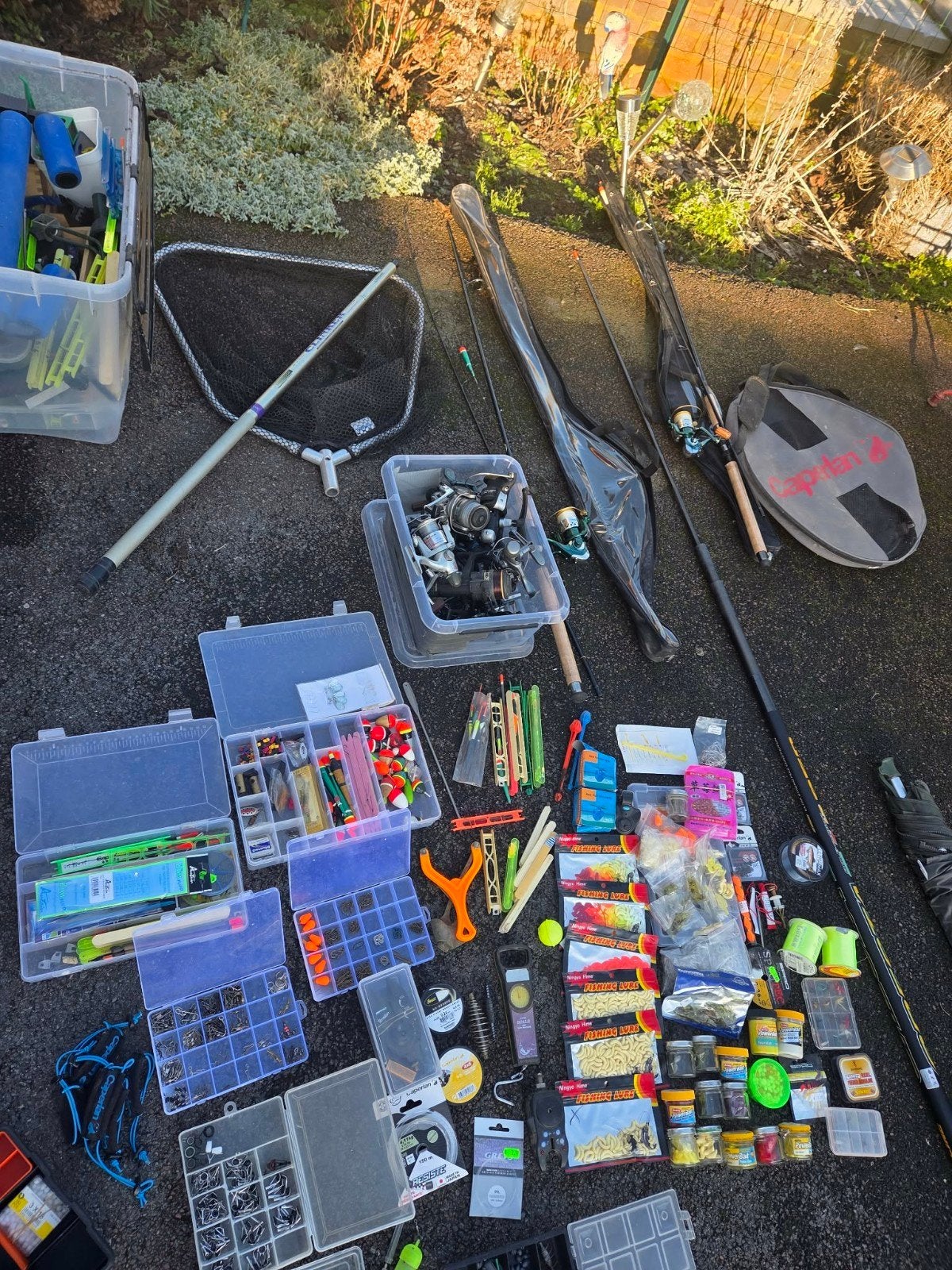 gros lot pêche, Enlèvement