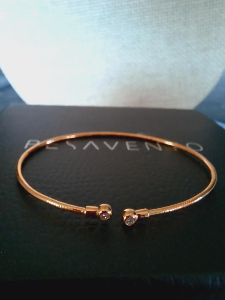 Pesavento armband + 2 diamanten WDNAB155, Ophalen of Verzenden, Nieuw, Goud, Zilver