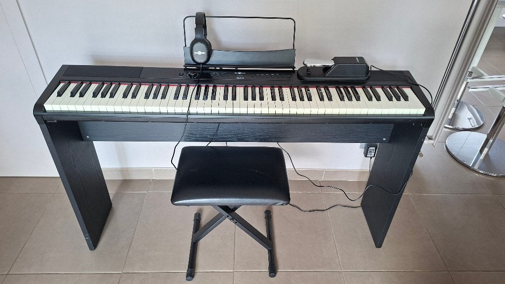 Digitale piano SPD-2 van GEAR4music, Ophalen, Gebruikt, Zwart, Digitaal