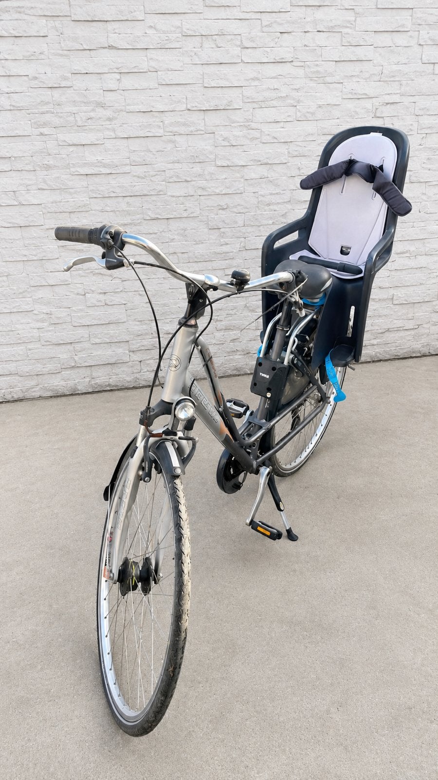 Vélo + siège, Vélos & Vélomoteurs, Enlèvement, Comme neuf