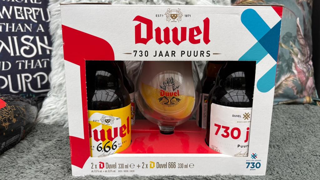 Set Devil, Collections, Marques de bière, Comme neuf, Duvel, Enlèvement ou Envoi
