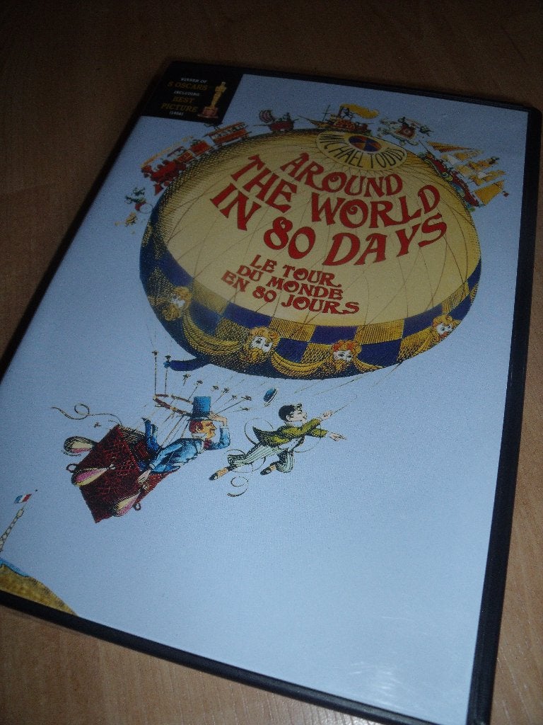 Le tour du monde en 80 jours (David Niven) 2 dvd, Allemand, Tous les âges, Polonais, Comme neuf