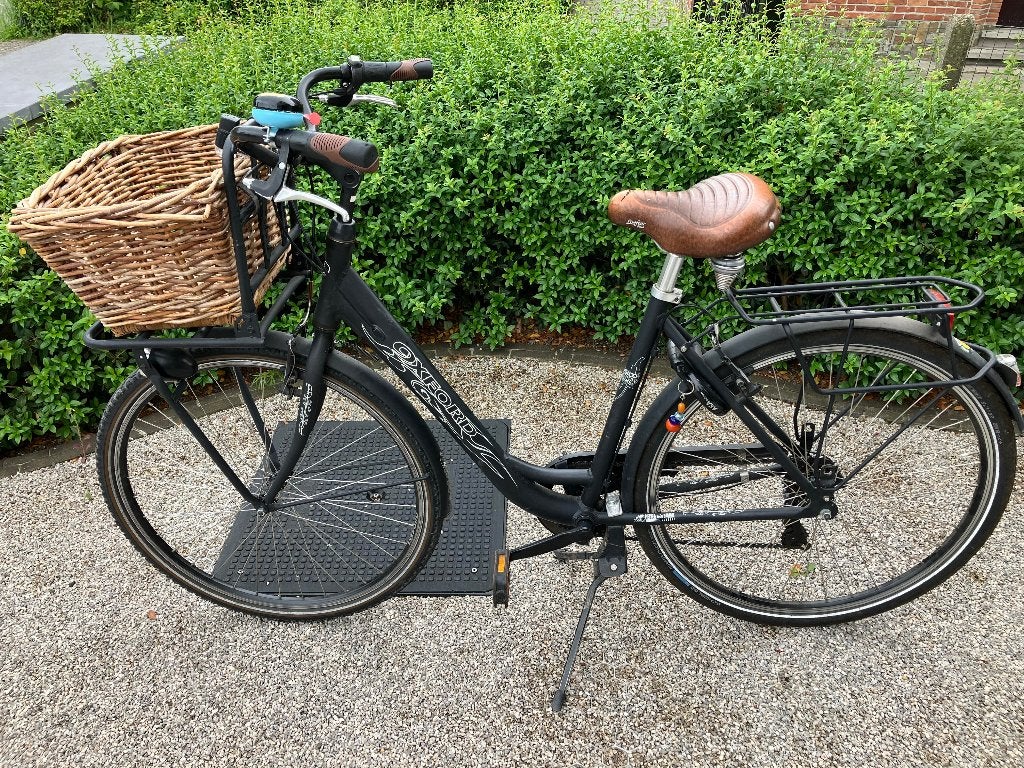 Oxford Classico Negro stadsfiets, Gebruikt, Velgrem, 47 tot 50 cm, Versnellingen
