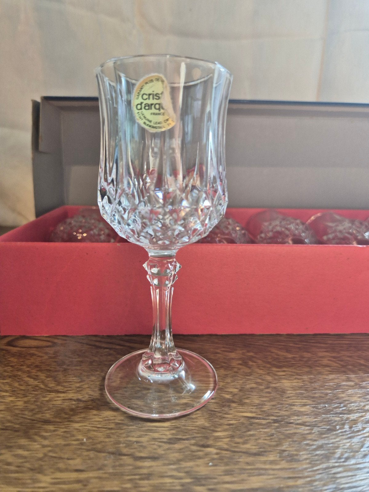12 kristallen wijnglazen D'Arques, Ophalen