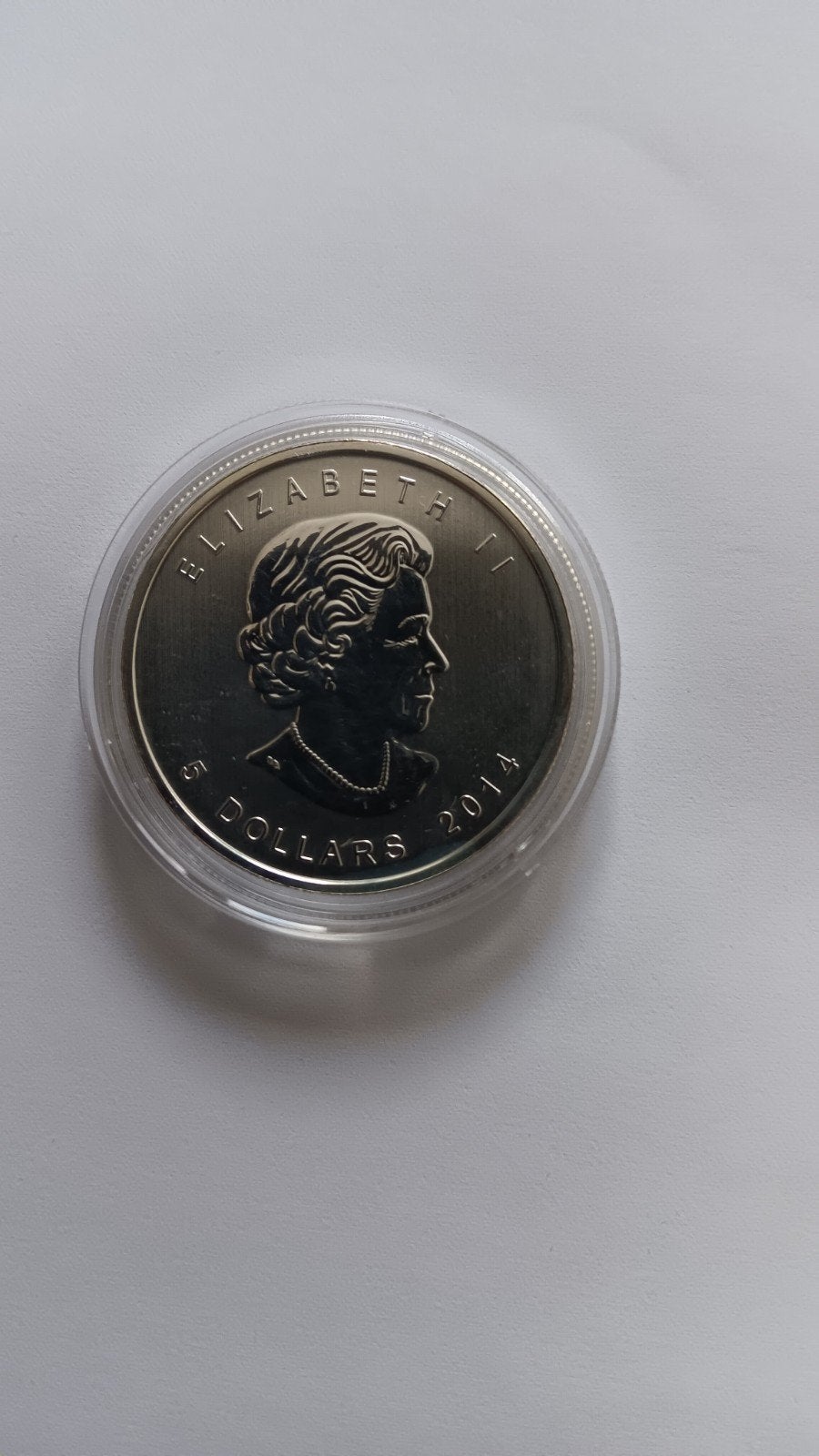 Zilveren munt in capsule  FDC, Ophalen