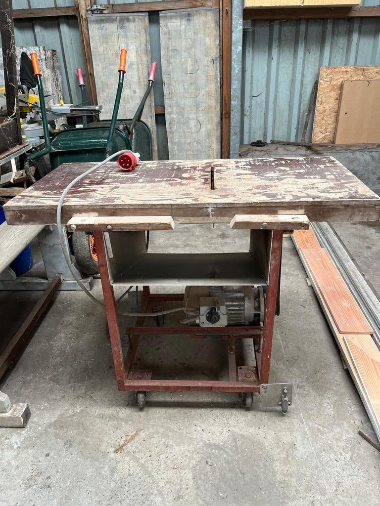 Zaagmachine op drijfkracht 380 volt, Ophalen