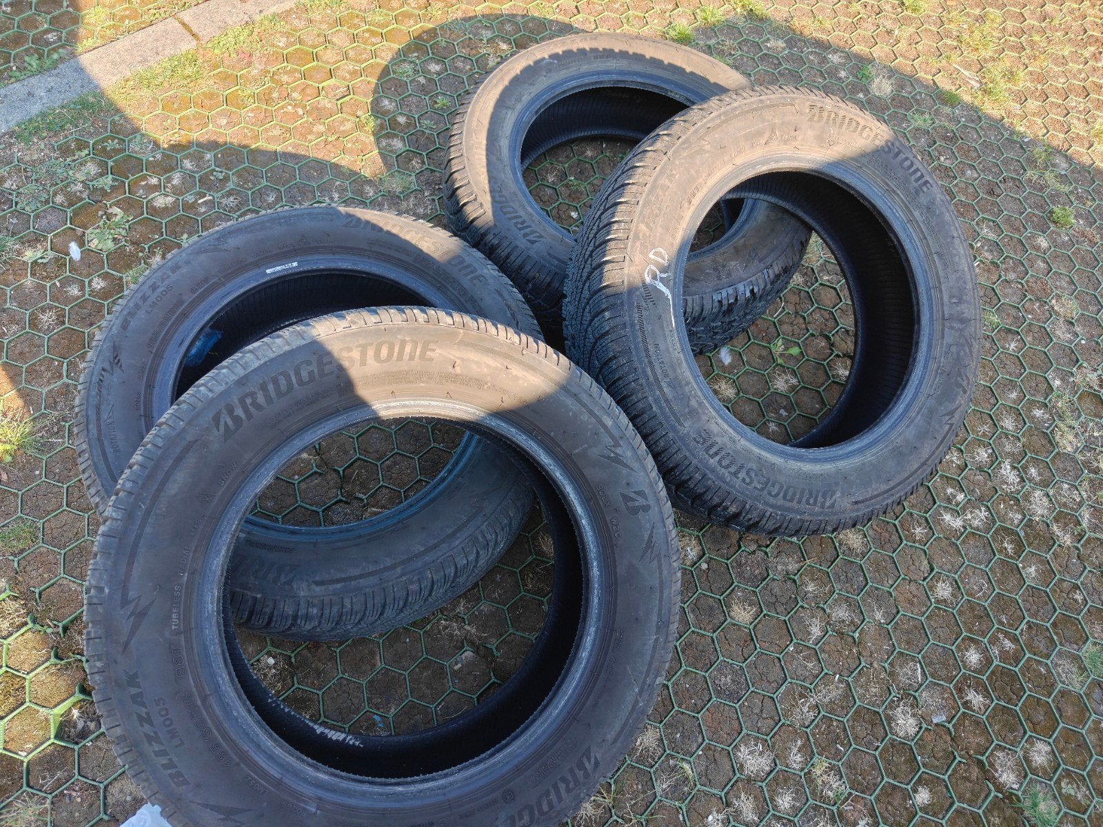 Pneus(4) hiver Bridgestone Blizzak LM005 - 185/65 R15 88T, 15 pouces, Pneus hiver, 185 mm, Pneu(s)