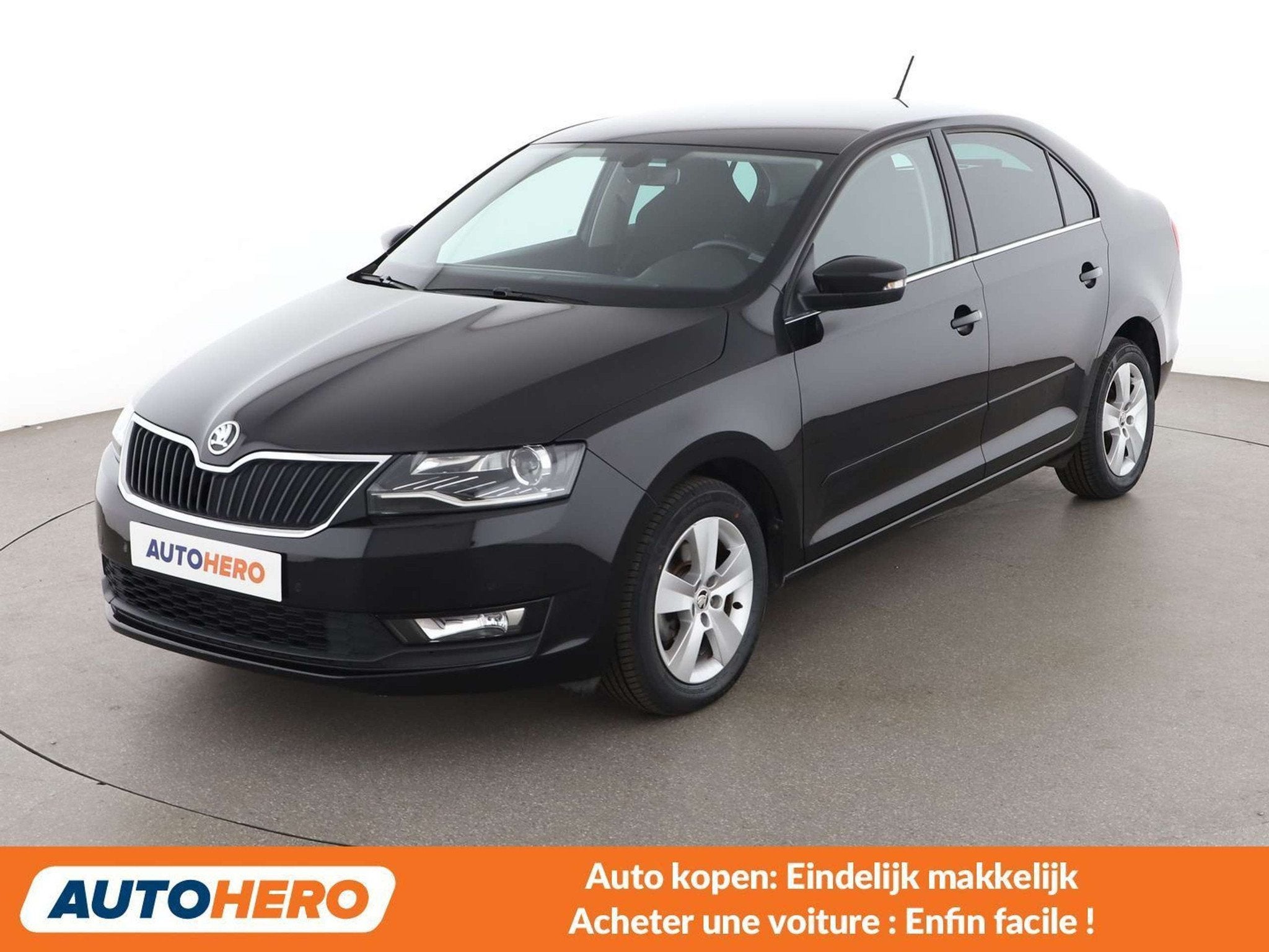 Skoda Rapid/Spaceback 1.6 TDI Ambition, Autos, Achat, Noir, 5 portes, 1292 kg
