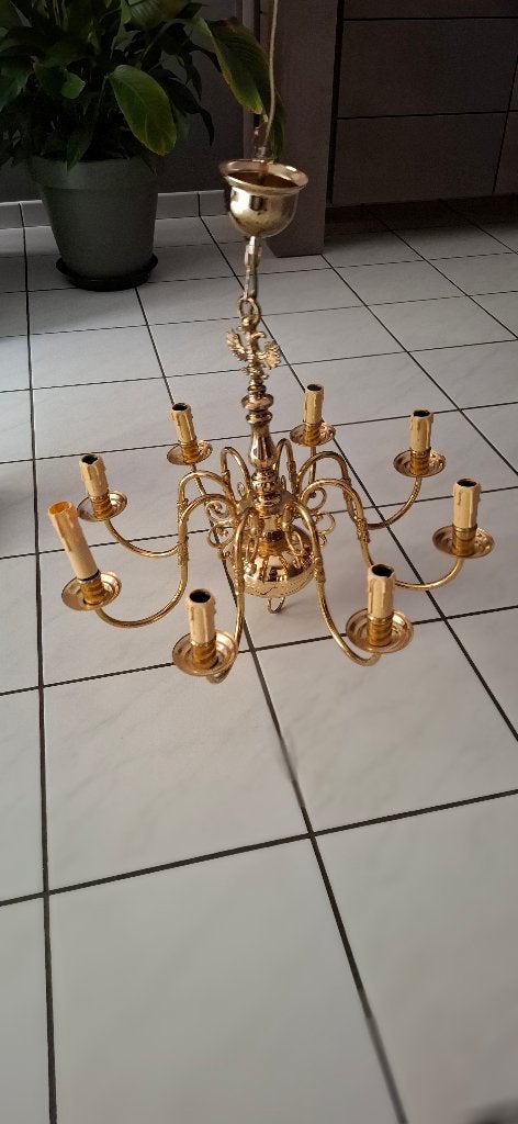luminaire, Enlèvement, Utilisé, Métal