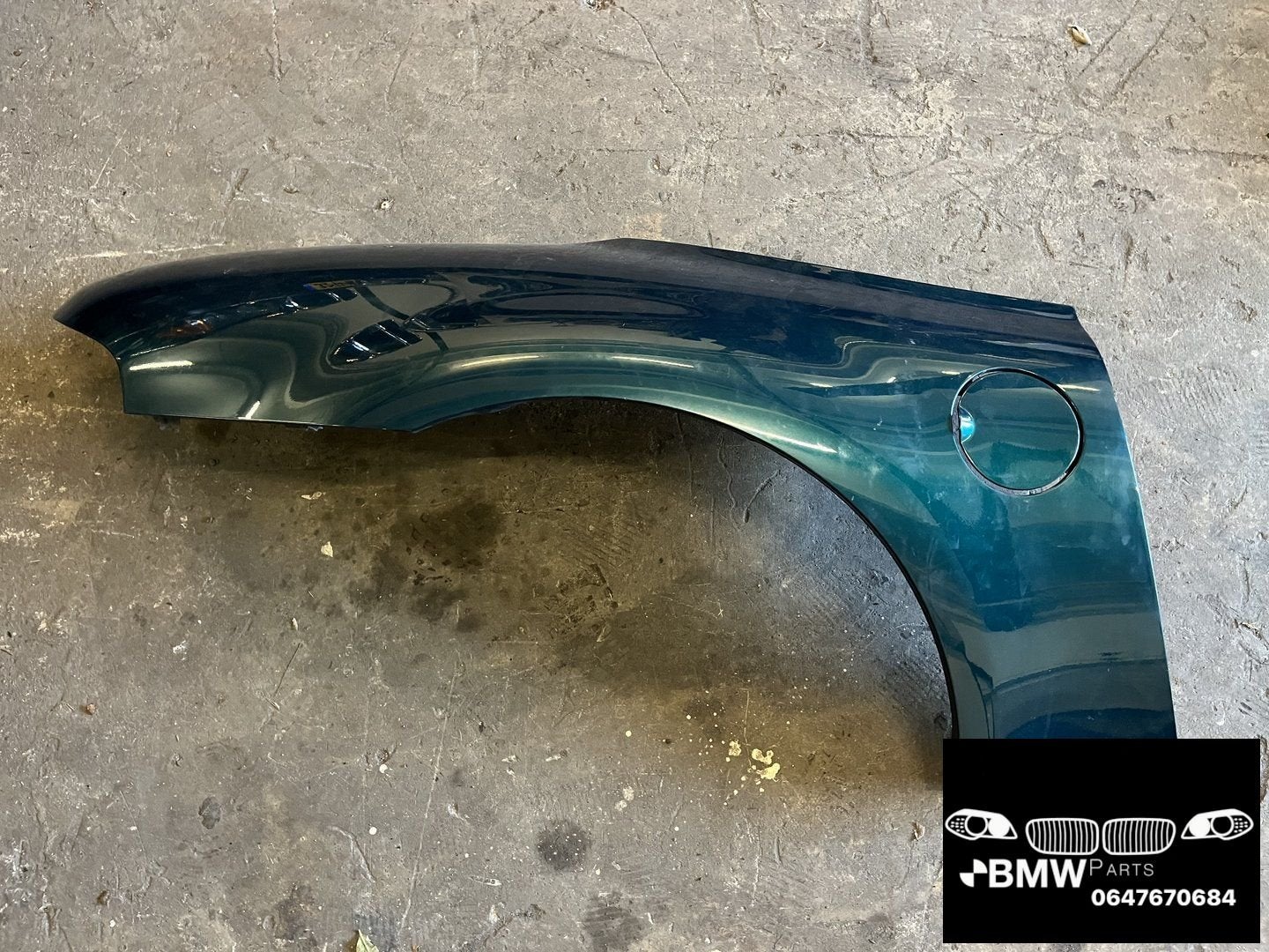 Zijscherm achterscherm rechts Bmw Z3 groen, -, Garde-boue, Droite, Utilisé