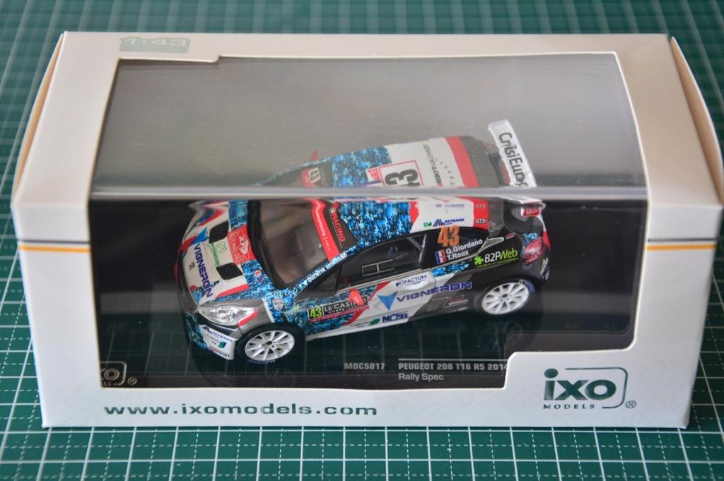 Peugeot 208 R5 " Giordano" Rallye 1/43, Enlèvement ou Envoi, Neuf, Voiture