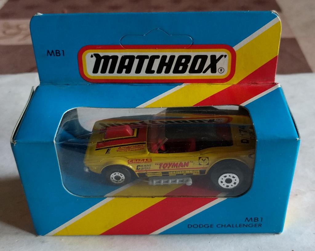Matchbox Dodge Challenger, Ophalen of Verzenden, Zo goed als nieuw, Auto