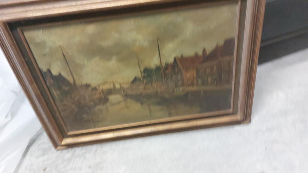 Schilderij mooie kader, Ophalen of Verzenden