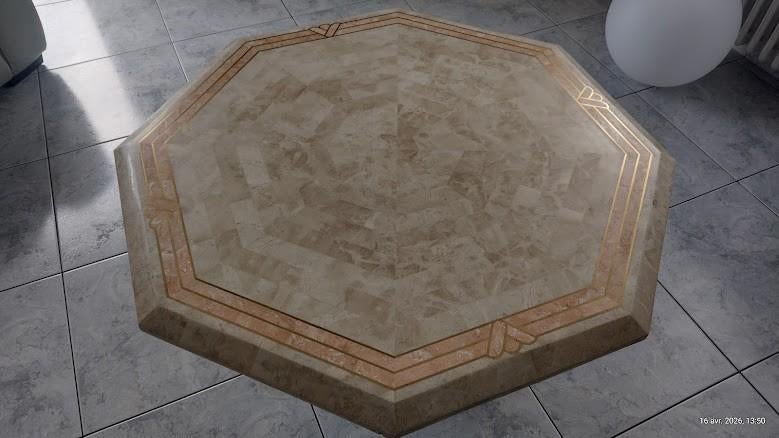 table de salons, Maison & Meubles, Canapés | Coins salons complets, Enlèvement, Utilisé, Autres matériaux, Travertins