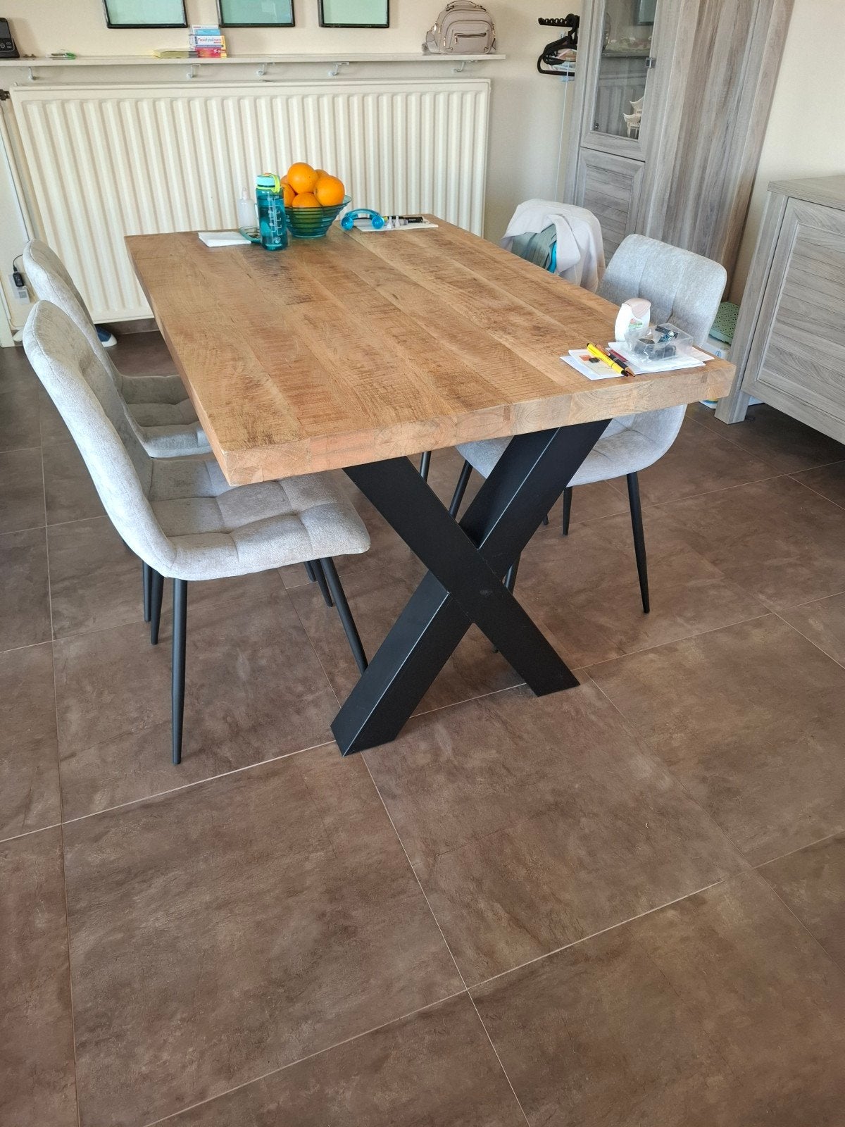 mooie mohani/ eik tafel, Huis en Inrichting, Ophalen