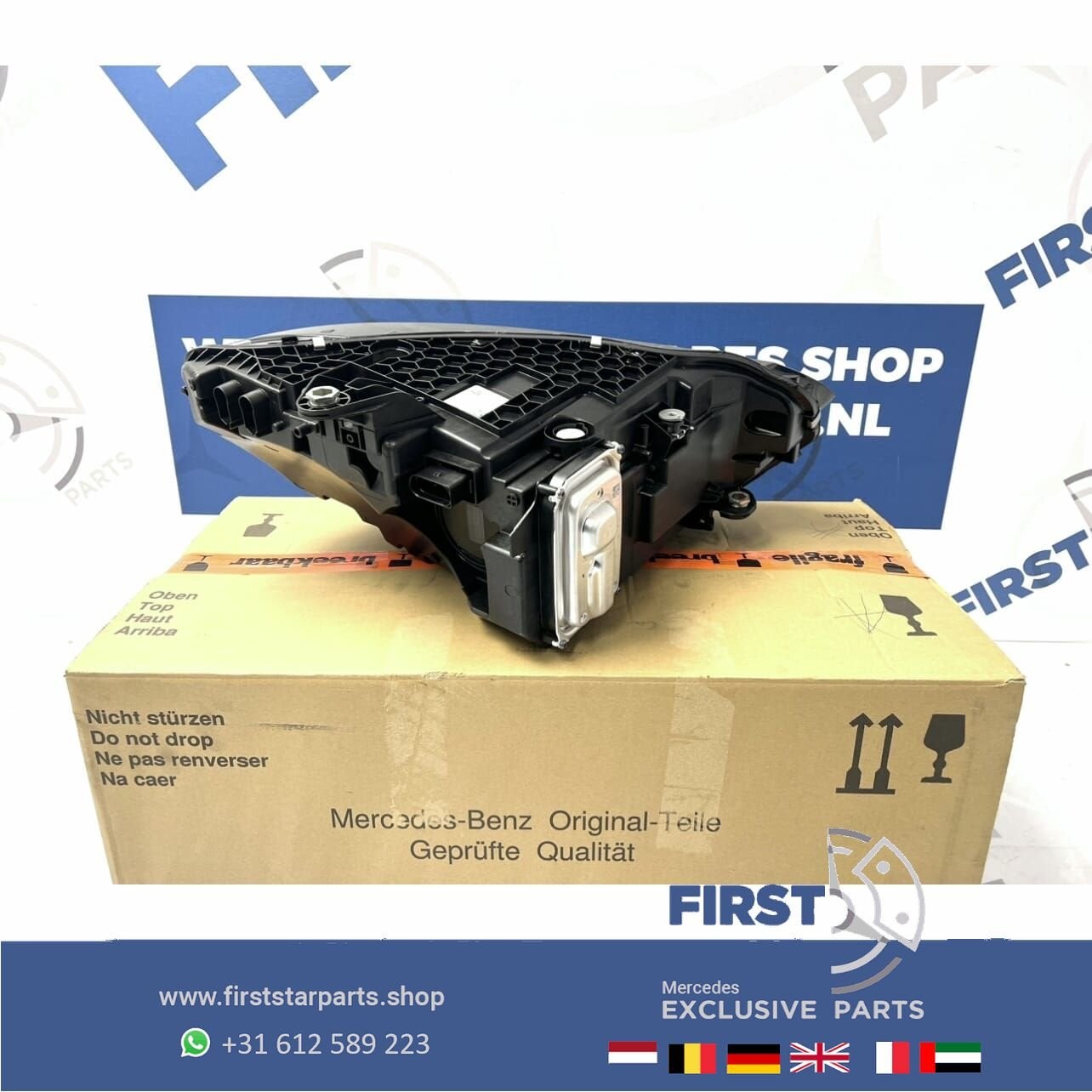 V295 EQE LED KOPLAMP LINKS HIGH PERFORMANCE A2959060700 MERC, Utilisé, -, -, Enlèvement ou Envoi