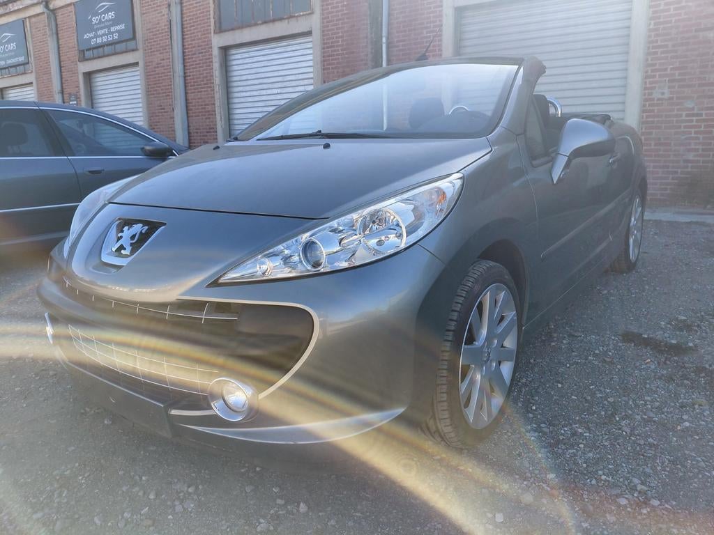 Peugeot 207 cc cabriolet 1.6vti 120ch 95000kms, Auto's, Voorwielaandrijving, Stof, Zwart, Cabriolet
