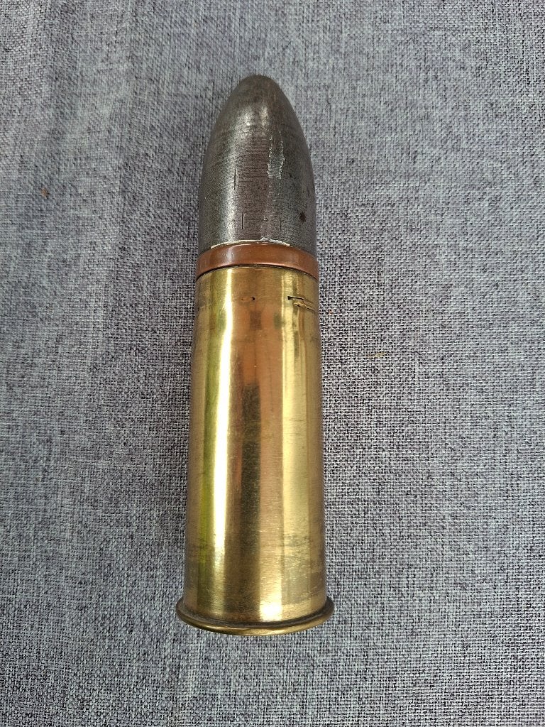 Duitse Kaiserliche Marine 1900 schelp van 37 mm INERT, Verzamelen, Ophalen of Verzenden, Marine, Overige typen