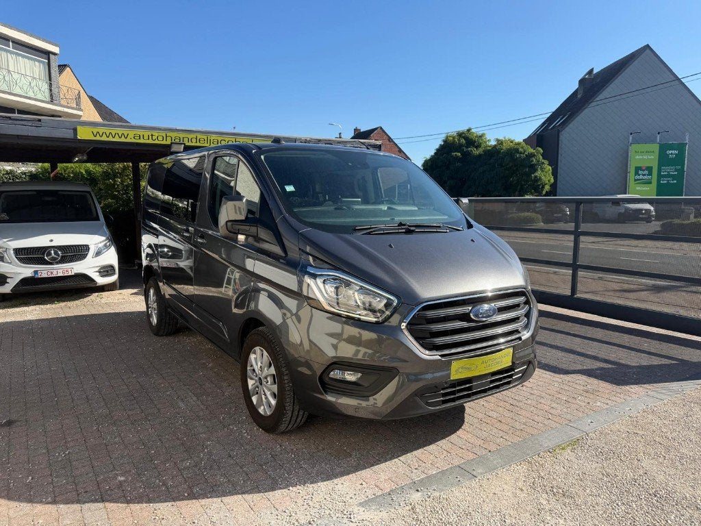 FORD TRANSIT CUSTOM * LIMITED * DUB CAB * 170PK * 5ZITPL *, Voorwielaandrijving, Stof, 1995 cc, 4 cilinders