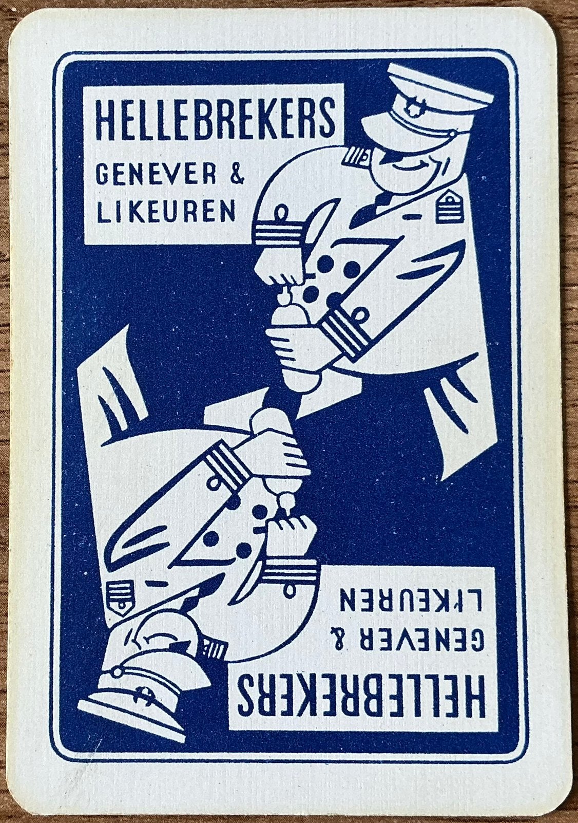 Splk HELLEBREKERS GENEVER & LIKEUREN, Ophalen of Verzenden, Zo goed als nieuw, Speelkaart(en)