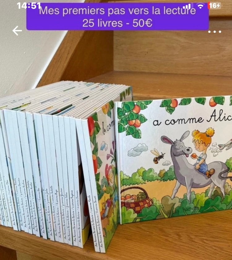 Collection complète neuve mes premiers pas vers la lecture, Boeken, Prentenboeken en Plaatjesalbums, Ophalen of Verzenden, Zo goed als nieuw