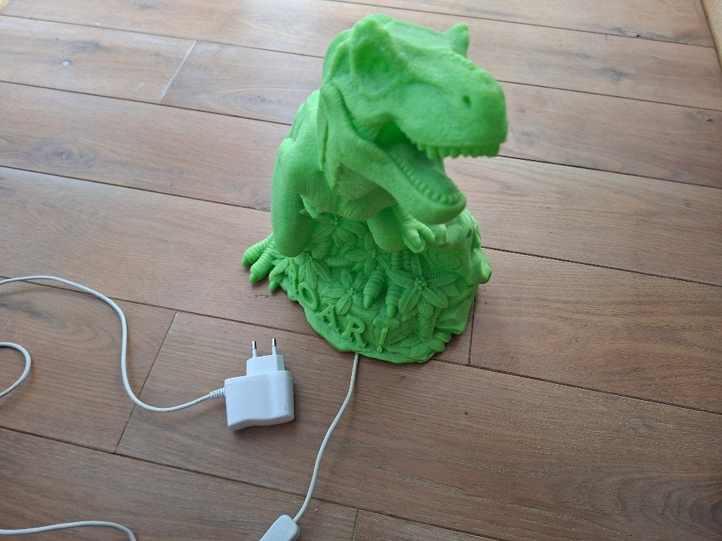 Veielleuse dinosaure, Enlèvement, Comme neuf