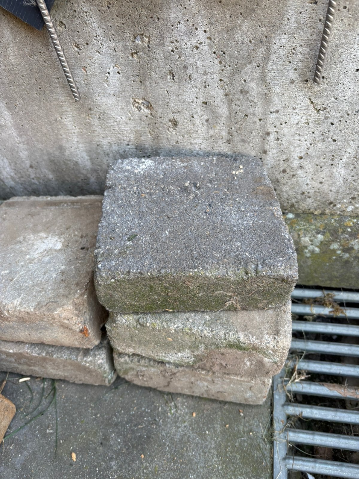 Gratis betonklinkers, Béton, Enlèvement, Utilisé, 5 à 10 m²