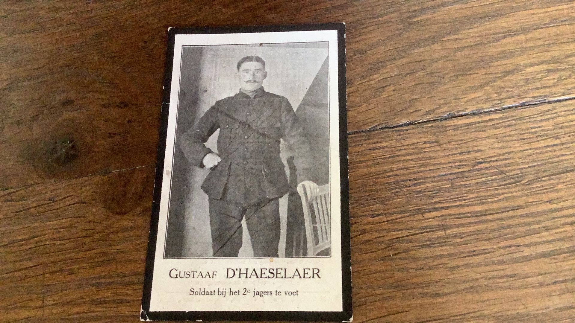 Oorlogsslachtoffer  1916 Esschene  Adinkerke, Ophalen of Verzenden