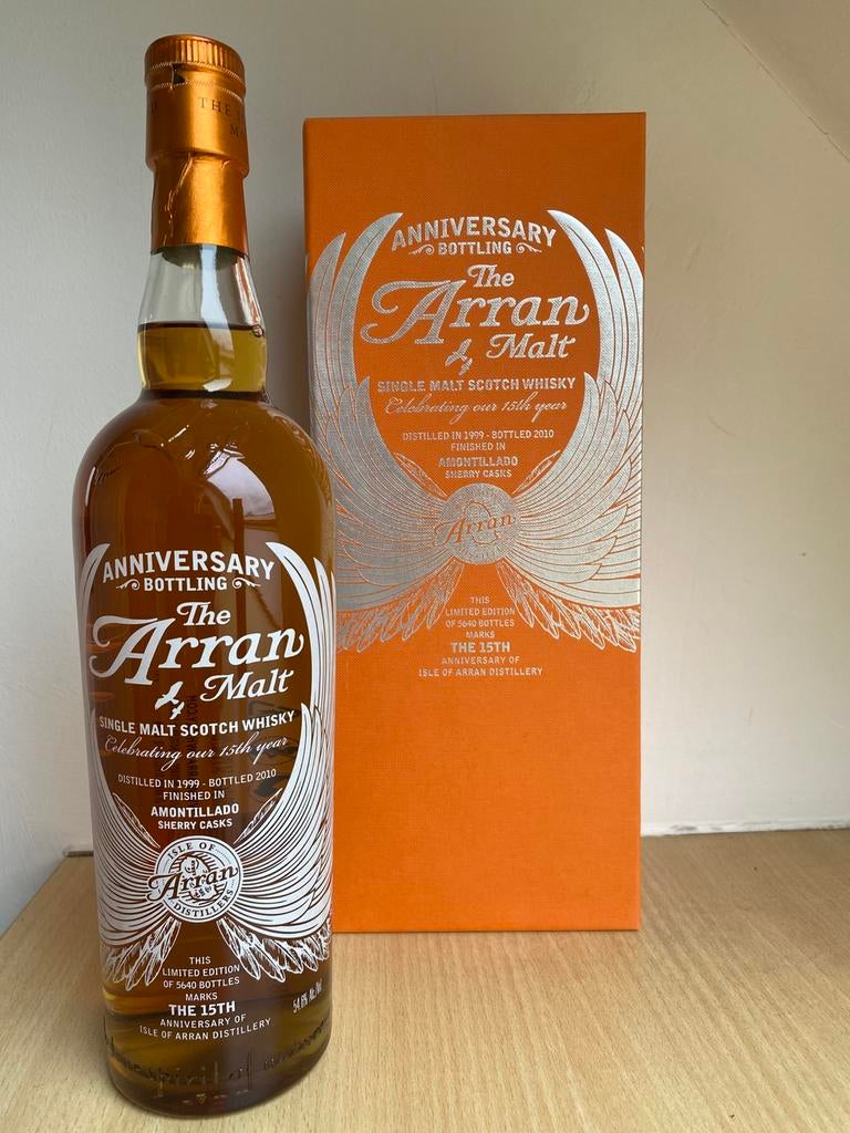 Whisky Arran 15th Anniversary 1999-2010 (NL), Collections, Vins, Neuf, Autres types, Autres régions, Pleine, Enlèvement ou Envoi