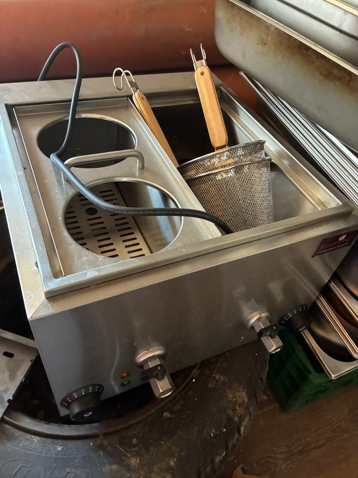 Pasta machine, Ophalen