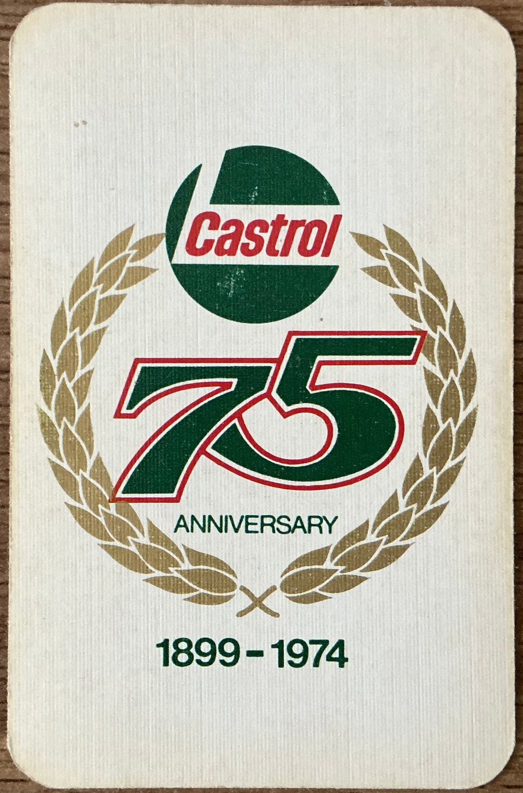 CASTROL/75 ANS DE JEU DE CARTES, Enlèvement ou Envoi, Comme neuf, Carte(s) à jouer