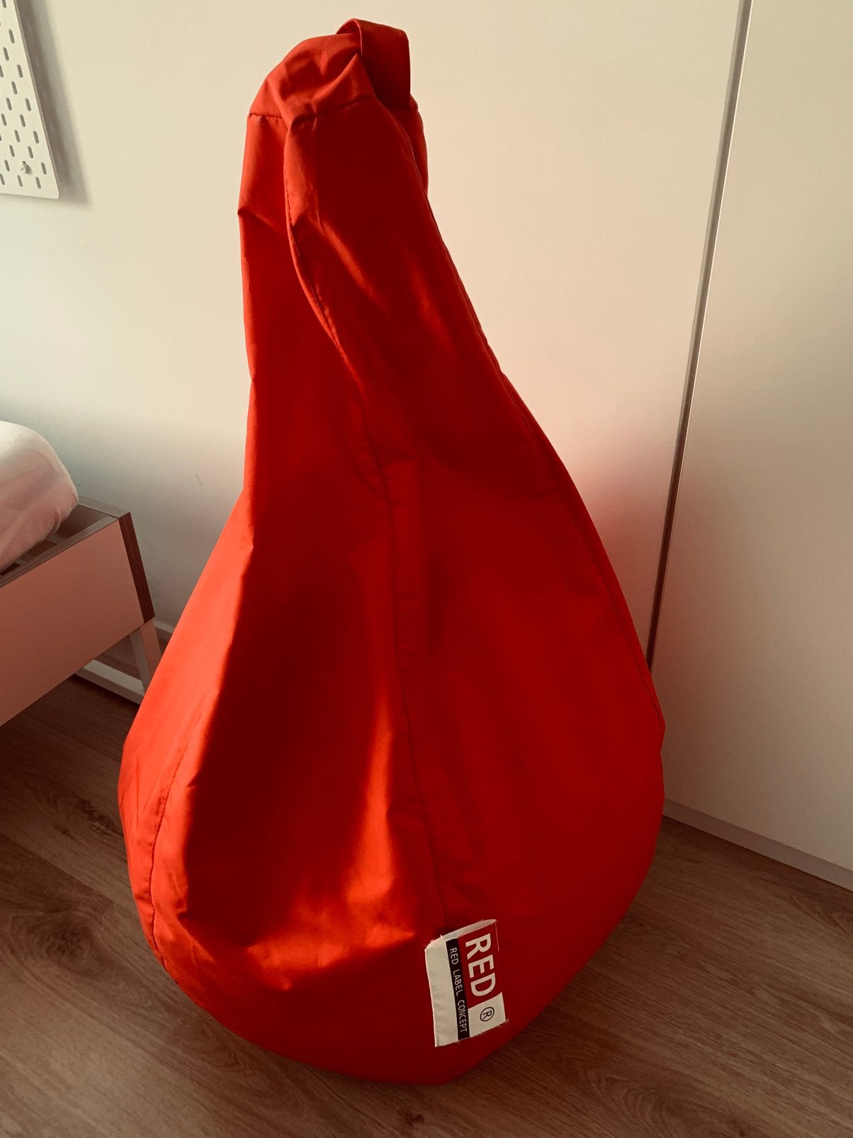 Kinder zitzak, Huis en Inrichting, Zitzakken, Ophalen, Gebruikt, Rood, Zitzak