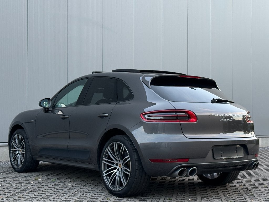 Porsche Macan S 3.0 V6 Bi-Turbo PDK Pano Camera Luchtvering, Cuir, Argent ou Gris, Achat, Entreprise