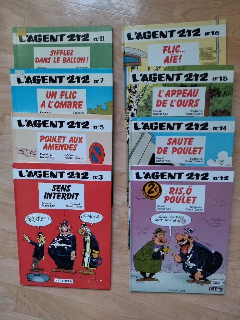 Lot bandes dessinées agent 212, Livres, Plusieurs BD, Enlèvement, Utilisé